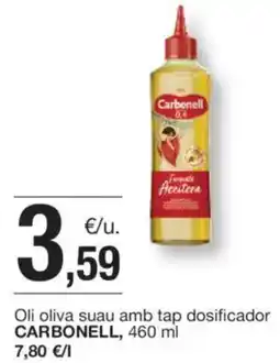 BonpreuEsclat Oli oliva suau amb tap dosificador CARBONELL oferta