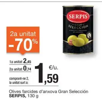 BonpreuEsclat Olives farcides d'anxova Gran Selección oferta