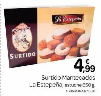 Supermercados El Jamón Surtido Mantecados La Estepeña oferta