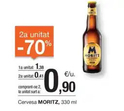 BonpreuEsclat Cervesa MORITZ, oferta