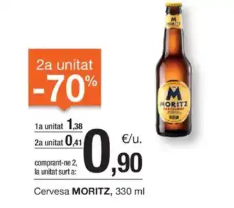 BonpreuEsclat Cervesa MORITZ, oferta