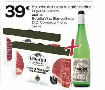 Supermercados El Jamón Estuche De Paleta O Jamon Ibérico Legaso oferta