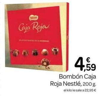 Supermercados El Jamón Bombón Caja Roja Nestlé oferta