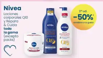 Clarel Nivea Lociones corporales Q10 oferta