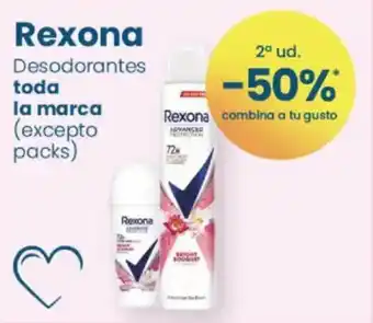 Clarel Rexona Desodorantes oferta