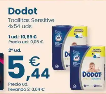 Clarel Dodot Toallitas Sensitive oferta