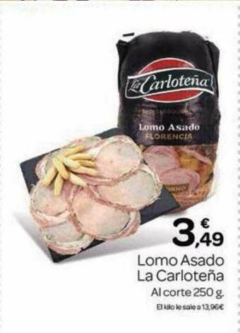 Supermercados El Jamón Lomo Asado La Carloteña oferta