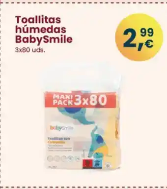 Clarel Toallitas húmedas BabySmile oferta