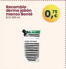 Clarel Recambio dermo jabón manos Bonté ECO oferta