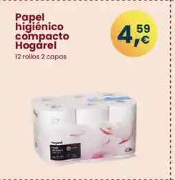 Clarel Papel higiénico compacto Hogȧrel oferta