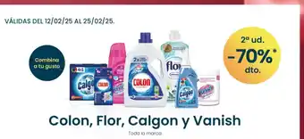 Clarel Colon, Flor, Calgon y Vanish oferta