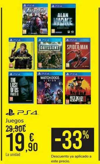 Carrefour Ps4 Juegos oferta