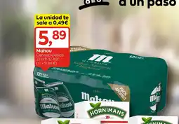 Suma Supermercados Mahou oferta