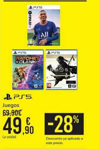 Carrefour Ps5 Juegos oferta