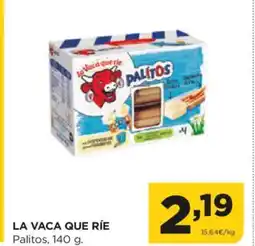 Alimerka LA VACA QUE RÍE Palitos, oferta