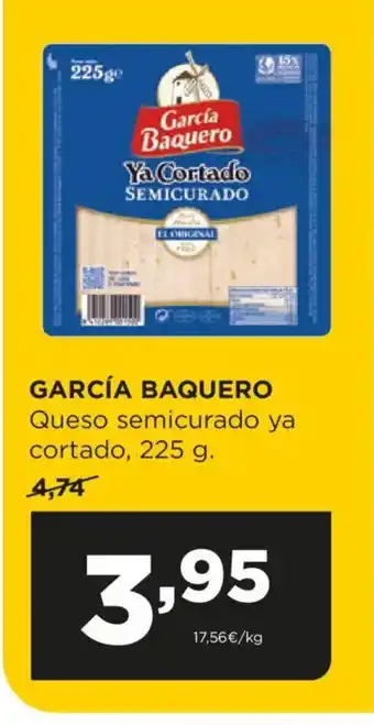 Alimerka GARCÍA BAQUERO Queso semicurado ya cortado, oferta