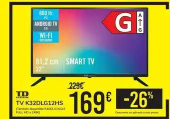 Carrefour Td Tv K32dlg12hs oferta