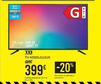 Carrefour Tv K55dlg12us oferta