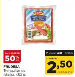 Alimerka FRUDESA Tronquitos de Alaska. 450 a. oferta