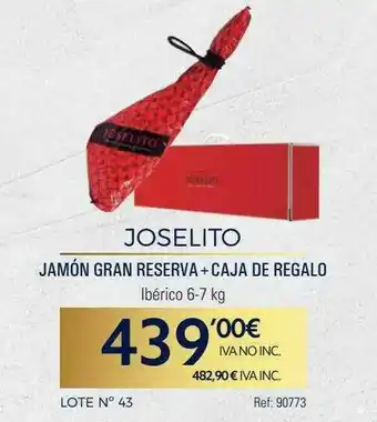 Makro Joselito Jamón Gran Reserva + Caja De Regalo oferta