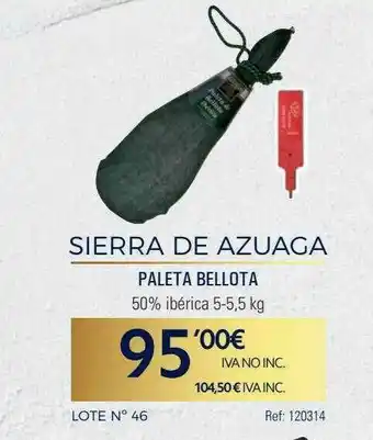 Makro Sierra De Azuaga Paleta Bellota oferta
