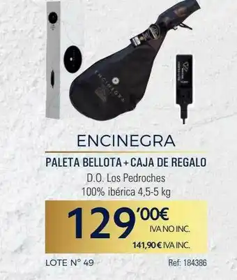 Makro Encinegra Paleta Bellota + Caja De Regalo oferta