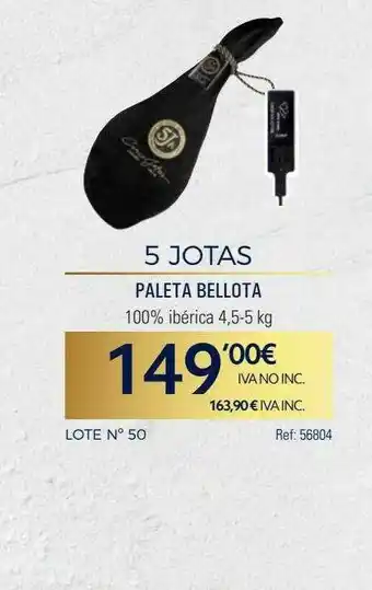 Makro 5 Jotas Paleta Bellota oferta
