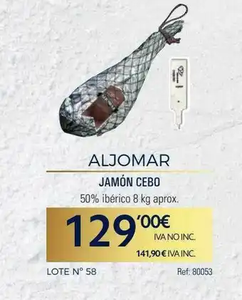 Makro Aljomar Jamón Cebo oferta