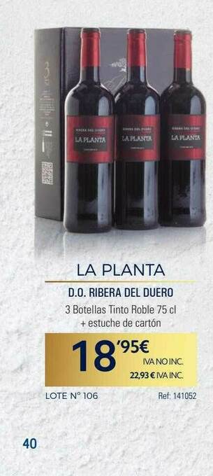 Makro La Planta D.o. Ribera Del Duero oferta