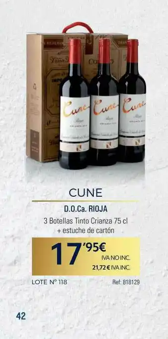 Makro Cune D.o.ca. Rioja oferta