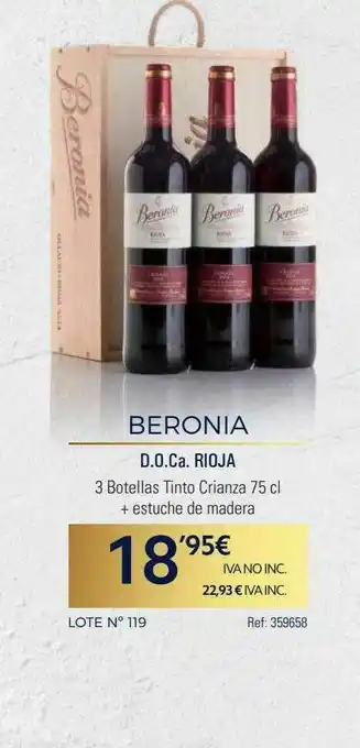 Makro Beronia D.o.ca. Rioja oferta