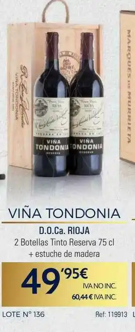 Makro Viña Tondonia D.o.ca. Rioja oferta