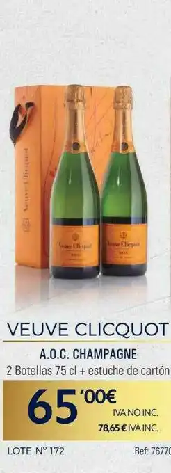 Makro Veuve Clicquot A.o.c. Champagne oferta