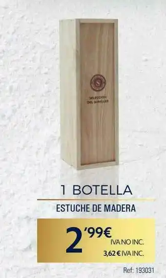 Makro 1 Botella Estuche De Madera oferta
