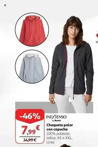 Alcampo Inextenso Chaqueta Polar Con Capucha oferta