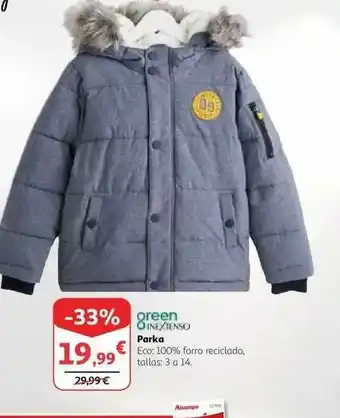 Alcampo 8reen Inextenso Parka oferta