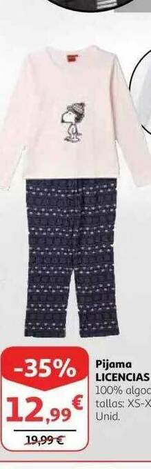 Alcampo Pijama Licencias oferta