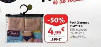 Alcampo Pack 2 Bragas Playtex oferta