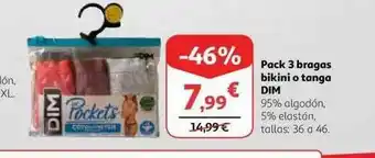 Alcampo Pack 3 Bragas Bikini O Tanga Dim oferta