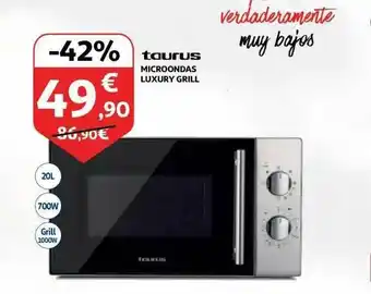 Alcampo Taurus Microondas Luxury Grill oferta