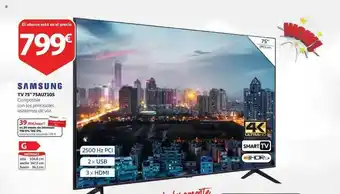 Alcampo Samsung Tv 75 oferta