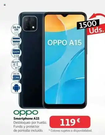 Alcampo Oppo Smartphone A15 oferta