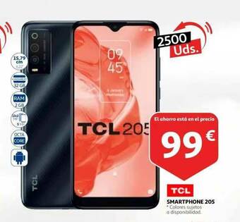 Alcampo Tcl Smartphone 205 oferta