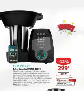 Alcampo Cecotec Robot De Cocina Mambo 10090 oferta