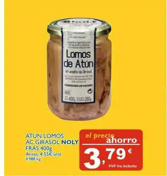 Cash Ecofamilia Atun Lomos Ac. Girasol Noly oferta