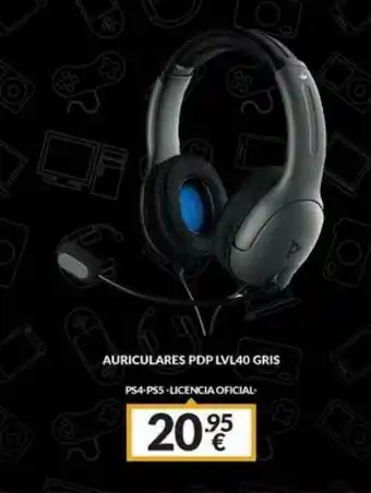 Game Auriculares Pdp Lvl40 Gris oferta
