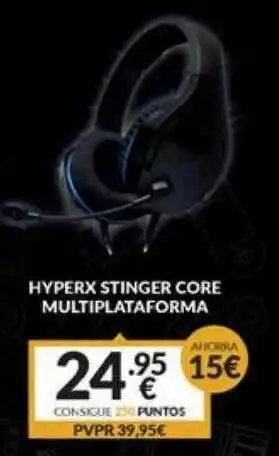 Hyperx Stinger Core Multiplataforma