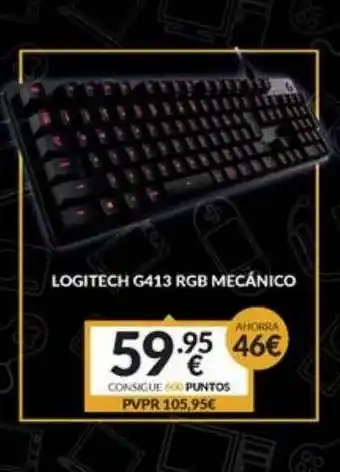 Game Logitech G413 Rgb Mecánico oferta