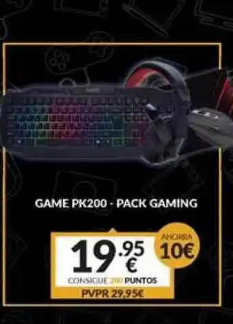 Game Game Rk200 - Pack Gaming oferta