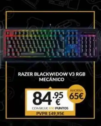 Game Razer Blackwidow V3 Rgb Mecánico oferta